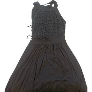Black maxi dress